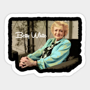 Aged to Perfection Betty's Timeless Charm T-Shirt Sticker